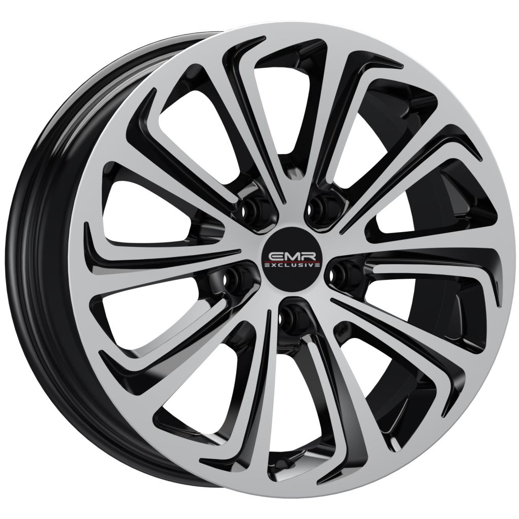 EMR-G690-46 6.5x15" -5x108 ET35 73.1 Black Diamond Jant (4 Adet)