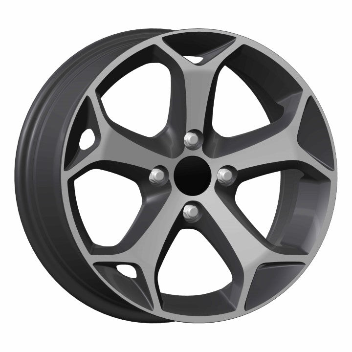 EMR-DY316-02 7.0x16" -4x108 ET40 63.4 Gun Metal Diamond Jant (4 Adet)