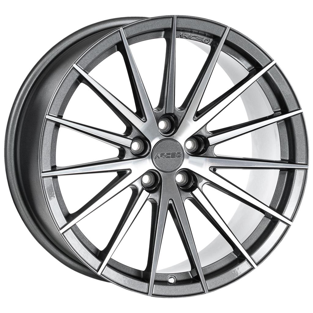 ARC-S1013-13 8.0x18" -5x114,30 ET35 67.1 Titan Gray  Diamond LİSBON Jant (4 Adet)