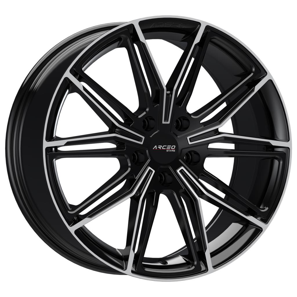 ARCEO-ASW05-27 8.0x19" -5x112 ET40 73,1 Black Diamond Jant (4 Adet)
