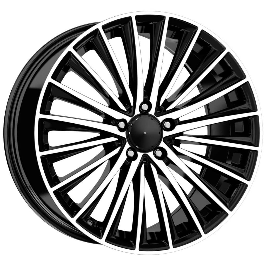 EMR-DY988-19 9.0x18" -5x112 ET43 66.6 Black Diamond Jant (4 Adet)
