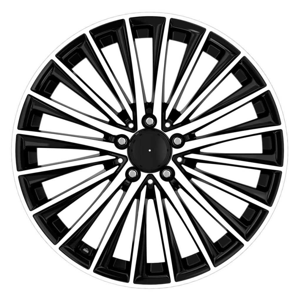 EMR-DY988-19 9.0x18" -5x112 ET43 66.6 Black Diamond Jant (4 Adet)