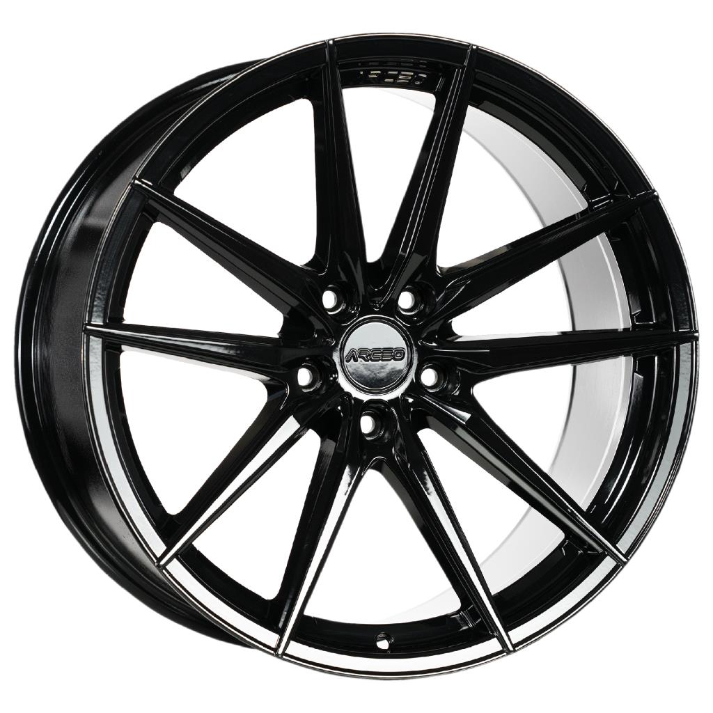 ARC-19190-K-38 9.5x19" -5x112 ET45 73.1 Glossy Black MONACO Jant (4 Adet)