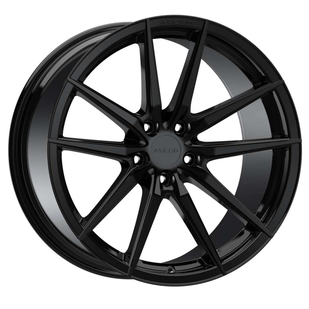 ARC-19190-02 9.5x19" -5x112 ET40 73.1 Glossy Black MONACO Jant (4 Adet)