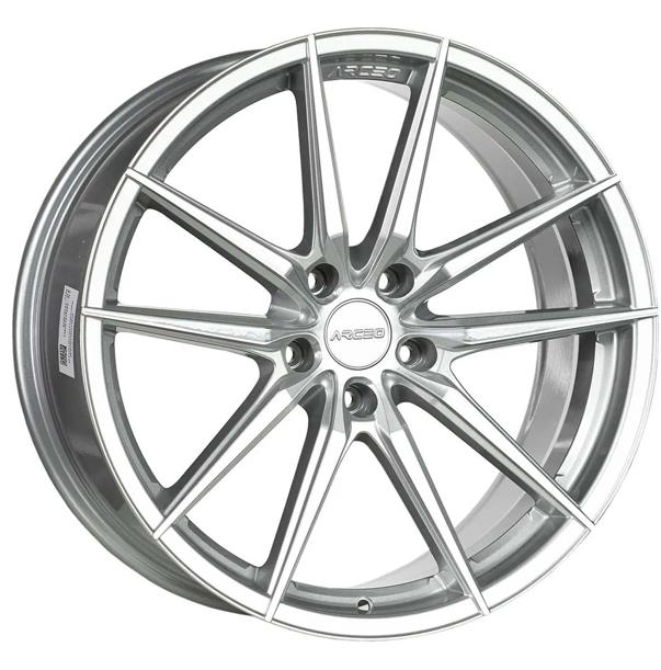 ARC-19190-41 8.5x19" -5x108 ET33 73.1 Silver Diamond MONACO Jant (4 Adet)