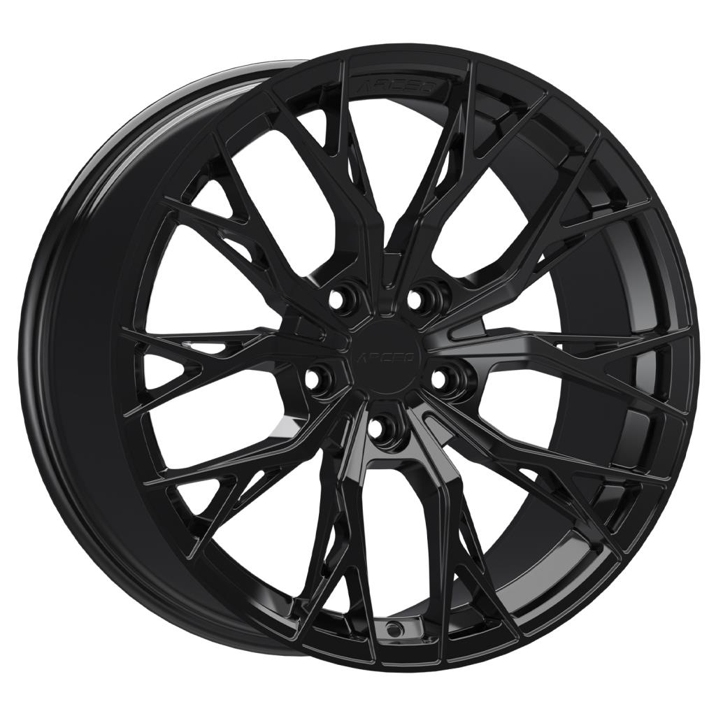 ARC-19239-16 9.5x19" -5x112 ET42 73.1 Glossy Black ROMA Jant (4 Adet)