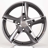ARC-546-03 6.5x15"-4x100 ET35 67.1 Gun Metal Diamond Jant (4 Adet)
