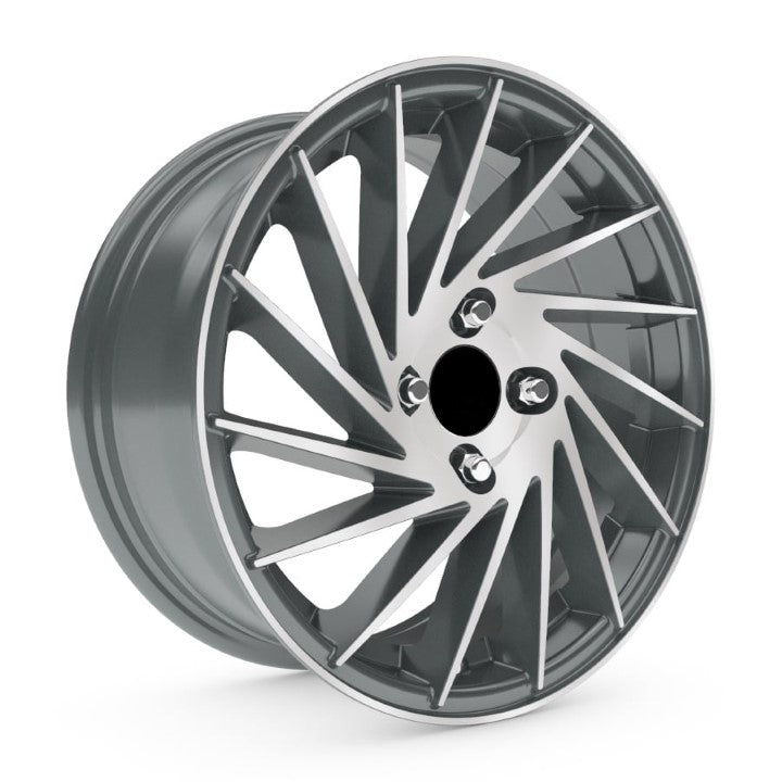 ARC-825-03 6.5x15"-4x100 ET34 67.2 Gun Metal Diamond Jant (4 Adet)