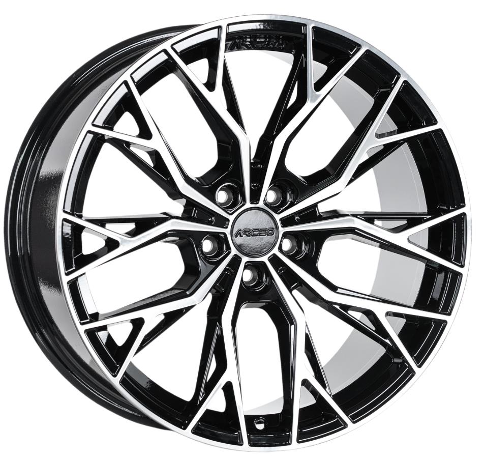 ARC-G6929-21 8.5x19" -5x112 ET30 66.6 Black Diamond Jant (4 Adet)