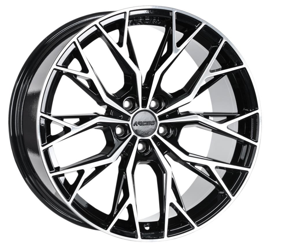 ARC-G6929-22 9.5x19" -5x112 ET37 66.6 Black Diamond Jant (4 Adet)