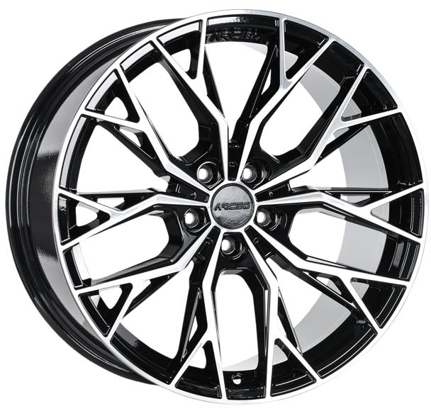 ARC-G6929-56 8.5x19" -5x112 ET40 66.6 Black Diamond Jant (4 Adet)