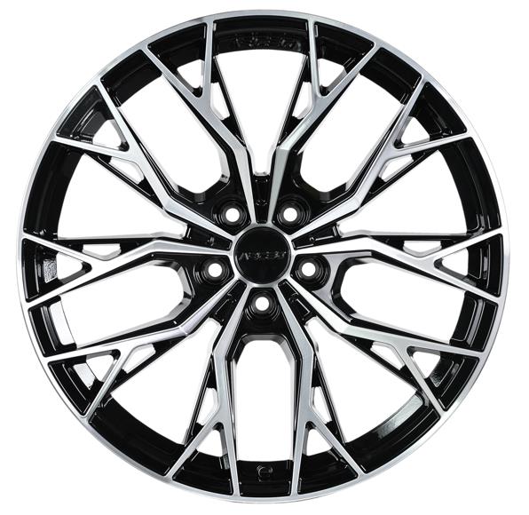 ARC-G6929-56 8.5x19" -5x112 ET40 66.6 Black Diamond Jant (4 Adet)