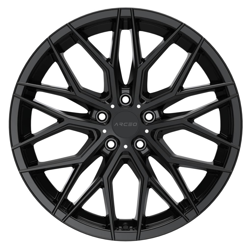 ARC-G6941-42 10.5x21" -5x114.3 ET45 73.1 Gloss Black VALENCİA Jant (4 Adet)