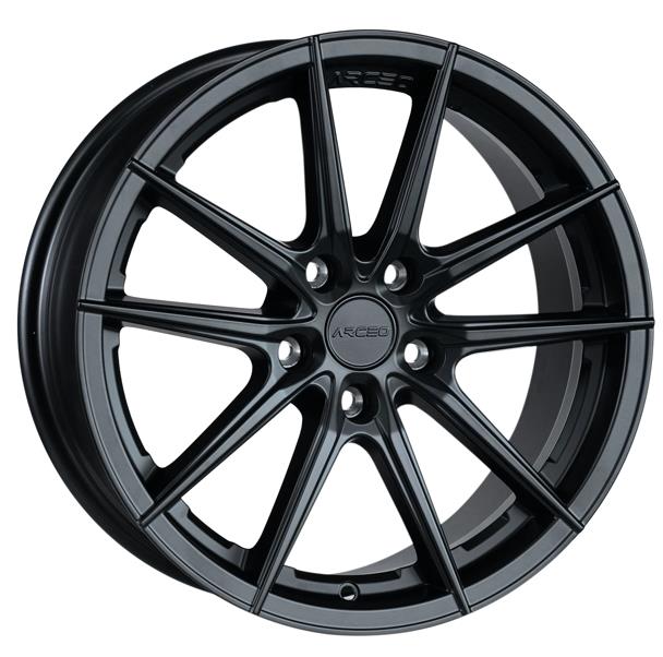ARC-G708-51 7.5x17" -5x114.3 ET35 73.1 Matte Black MONACO Jant (4 Adet)