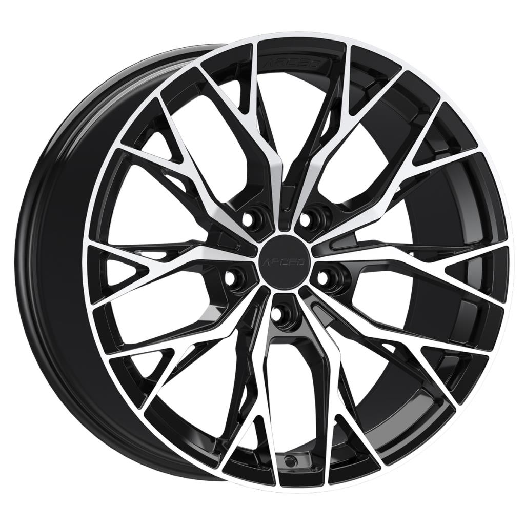 ARC-M01-12 7.5x17" -4x100 ET35 73.1 Black Diamond Jant (4 Adet)