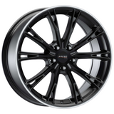 ARCEO-ASW01-15 8.5x19"-5x112 ET35 66.45 Matt Black Lip Diamond Jant (4 Adet)