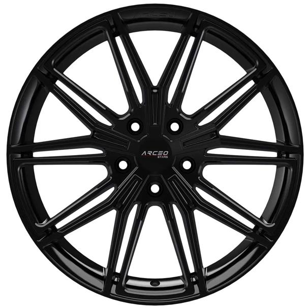 ARCEO-ASW05-15 8.0x19" -5x108 ET40 73,1 Gloss Black Jant (4 Adet)