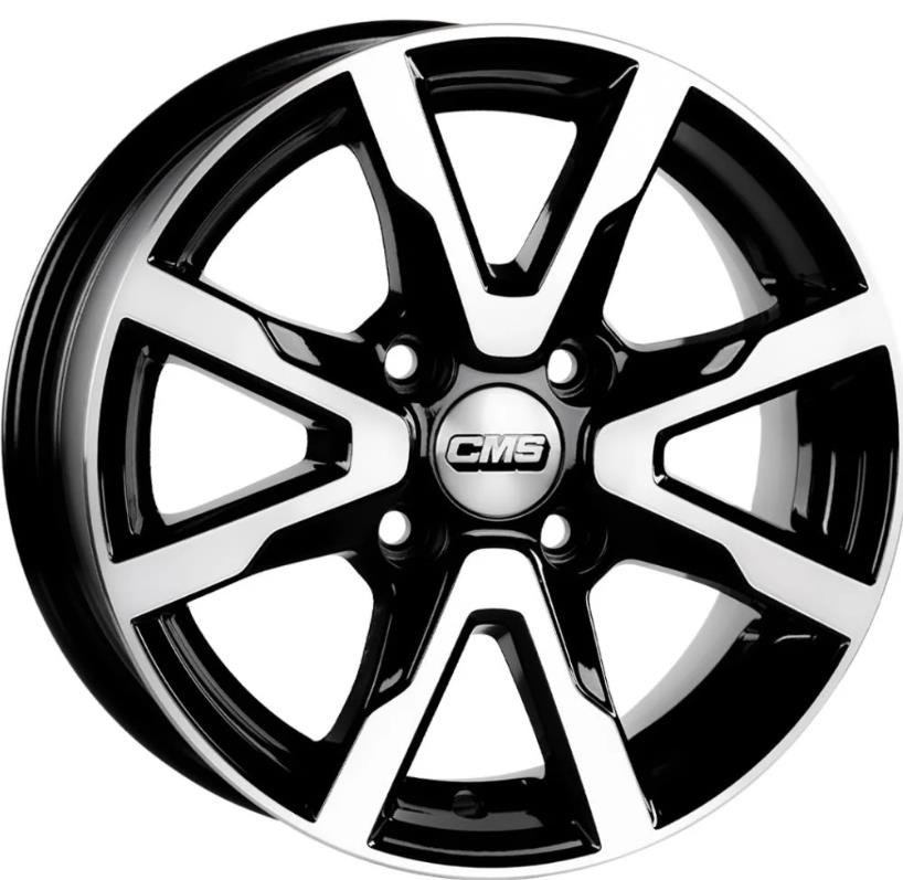 CMS-1010-06 6.0x14" -4x98 ET35 67.2 Diamond Black Gloss Jant (4 Adet)