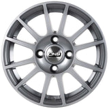 CMS-608-01 6.0x14"-4x100 ET35 67.2 Racing Silver Jant (4 Adet)