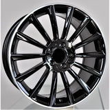 EMR-A1017-25 9.5x19" -5x112 ET48 66.6 Black Lip Diamond Jant (4 Adet)