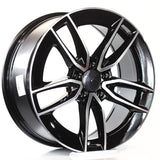 EMR-DY388-02 9.0x18"-5x112 ET48 66.6 Black Diamond Jant (4 Adet)