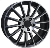 EMR-EW02-07 8.0x18" -5x112 ET45 66.6 Black Diamond Jant (4 Adet)