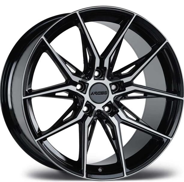 Marseille ARC-18177-05 8.0x18"-5x108 ET35 73.1 Black Diamond Jant (4 Adet)