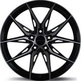 Marseille ARC-18177-05 8.0x18"-5x108 ET35 73.1 Black Diamond Jant (4 Adet)