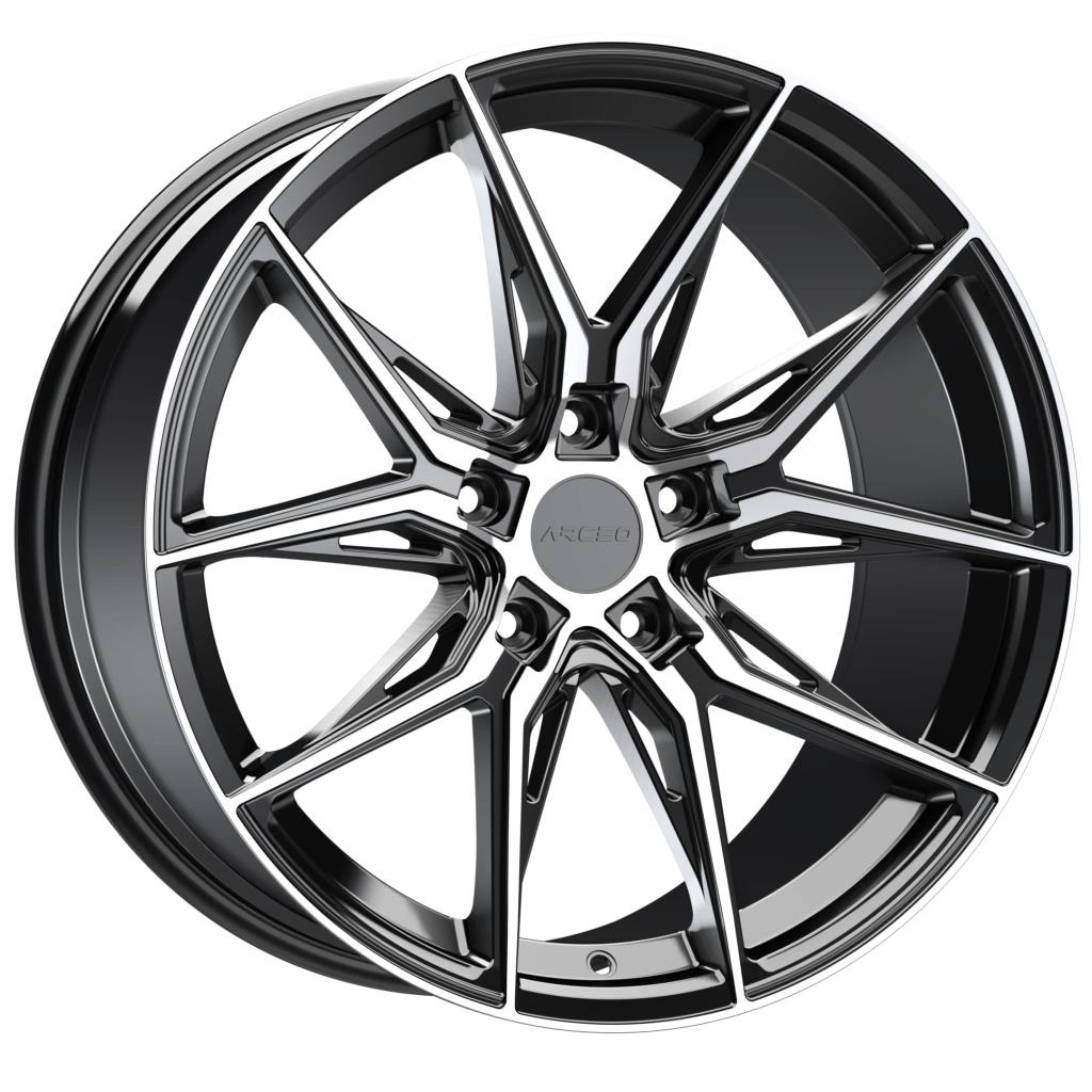 Marseille ARC-19177-39 8.5x19"-5x114.3 ET35 73.1 Black Diamond Jant (4 Adet)