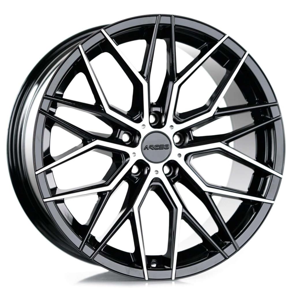 Valencia ARC-20141-04 10.0x20"-5x112 ET40 73.1 Black Diamond Jant (4 Adet)