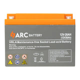 Arc 12 Volt 26 Amper Ups Akü Üretim 2025
