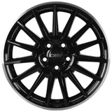 CMS-1264-06 6.0x15"-4x108 ET32 65.1 Diamond Rim Black Gloss Jant (4 Adet)