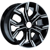 EMR-F15158-01 6.5x15" -4x100 ET35 67,1 Gloss Black Diamond Jant (4 Adet)