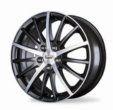 CMS-465-31 6.5x15" -4x100 ET43 67.2 Diamond Matt Black Jant (4 Adet)