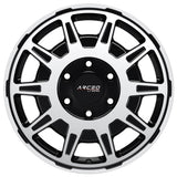 ARC-LT1-18 6.5x16" -5x130 ET60 78.1 Black Diamond Jant (4 Adet)