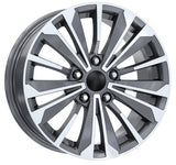 EMR-DY1476-02 7.0x16" -5x114 ET40 60.1 Gun Metal Diamond Jant (4 Adet)