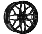 ARC-M02-17 7.0x17" -4x108 ET25 65.1 Gloss Black Jant (4 Adet)