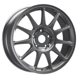 EMR-DY1317-10 7.0x17" -5x114 ET35 73.1 Hyper Black Jant (4 Adet)