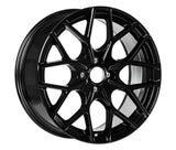 EMR-S1038-01 7.5x17" -4x108 ET25 65.1 Black Jant (4 Adet)