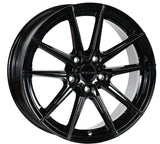 ARC-G708-10 7.5x17" -5x100 ET35 67.1 Gloss Black MONACO Jant (4 Adet)