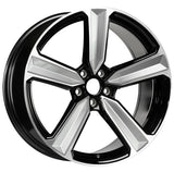 EMR-S1015-04 8.0x18" -5x105 ET35 56.6 Deep Black Silver Diamond Jant (4 Adet)