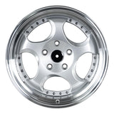 EMR-L2384-02 9.5x17" -5x120 ET22 72.6 Silver Lip Polish-Chrome R Jant (4 Adet)