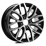 ARC-465-08 6.5x15"-4x100 ET35 67.2 Black Diamond Jant (4 Adet)