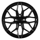 ARC-M02-17 7.0x17" -4x108 ET25 65.1 Gloss Black Jant (4 Adet)