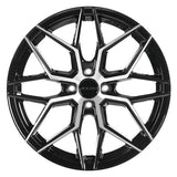 ARC-M02-23 7.0x17" -4x108 ET35 63.4 Black Diamond Jant (4 Adet)