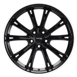 ARCEO-ASW01-15 8.5x19"-5x112 ET35 66.45 Matt Black Lip Diamond Jant (4 Adet)