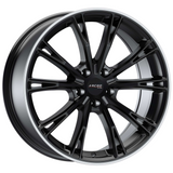 ARCEO-ASW01-64 8.5x20"-5x112 ET45 73.1 Matt Black Lip Diamond Jant (4 Adet)