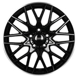 CMS-1062-18 7.0x17" -4x100 ET50 67.2 Diamond Rim Black Gloss Jant (4 Adet)