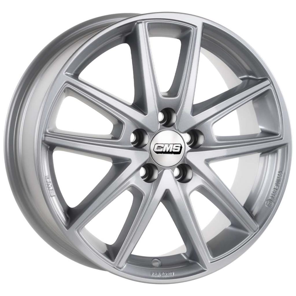 CMS-1186-01 6.5x16"-5x100 ET47 57.1 Racing Silver Jant (4 Adet)