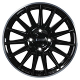 CMS-1263-08 6.5x16" -4x108 ET20 65.1 Diamond Rim Black Gloss Jant (4 Adet)